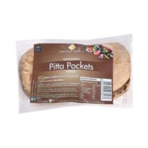 Leicester Bakery Round Wholemeal Pitta Pocket Bread